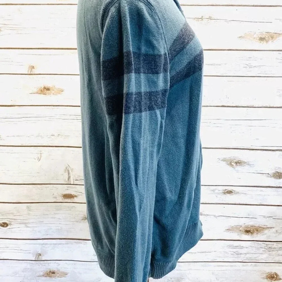 BANANA REPUBLIC Men Long Sleeve Zip-Up Collared Knit Sweater Top Size Small - Picture 8 of 12
